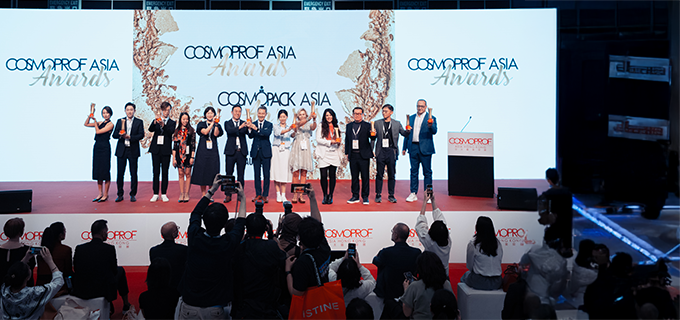 Discover the winners of the 2024 Cosmoprof and Cosmopack Asia Awards